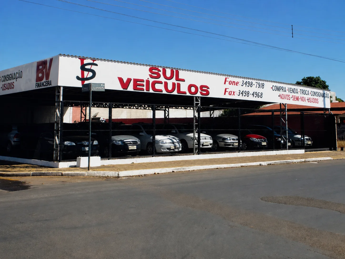Fachada da Sul Veículos em 2007